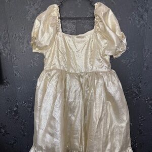 Xl ivy city gold dress